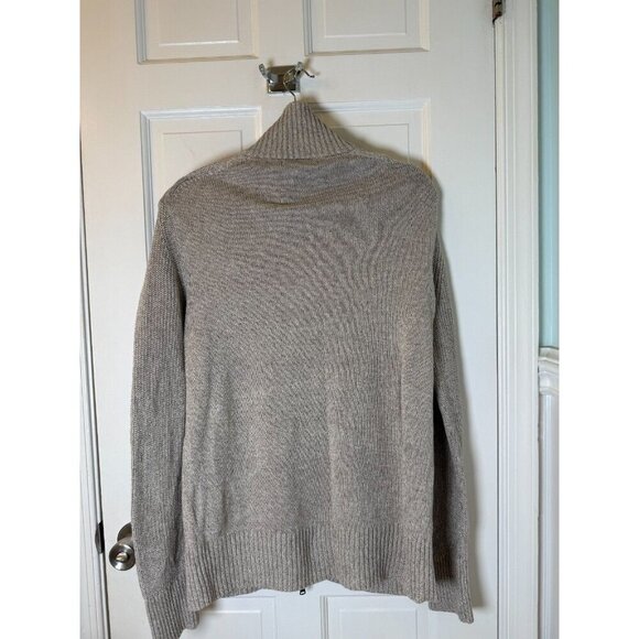 Banana Republic Men's Full Zip Tan Sweater Size L - Picture 7 of 11